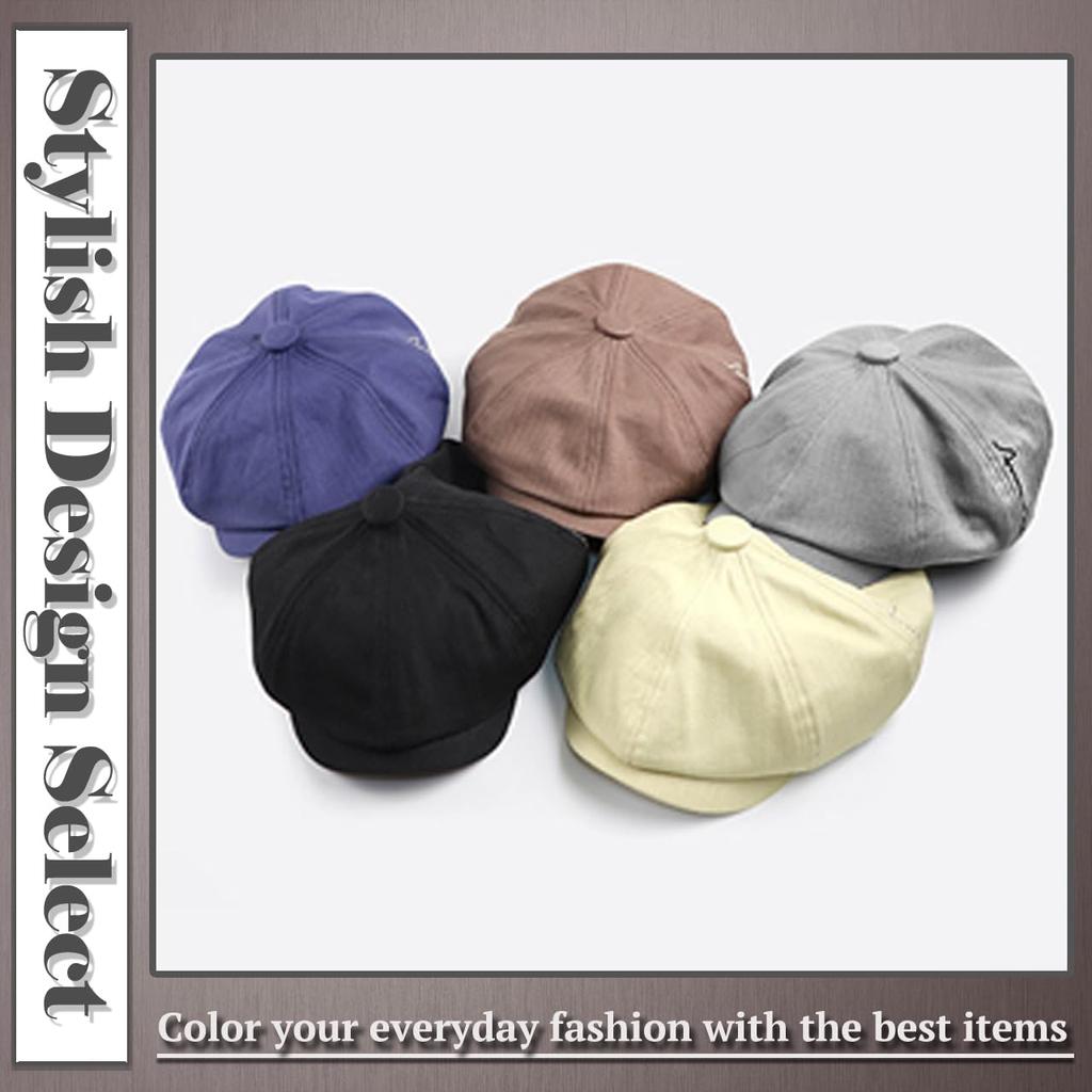 One Limitation Newsboy Fits Round and Square Stylish Travel Hat for Men and CP529 Cap, Faces, Women, (Beige)