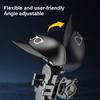 Motorcycle Smartphone Clamp Mount Bracket, Quick Access Designs, Vibration Reduction for Safe Riding Outdoor Enthusiasts