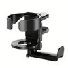 Compactly 2 In 1 Desk Cup Holder Clip Headphone Organizers For Drink Containers And Headphones NonSlip Base Universal Fit