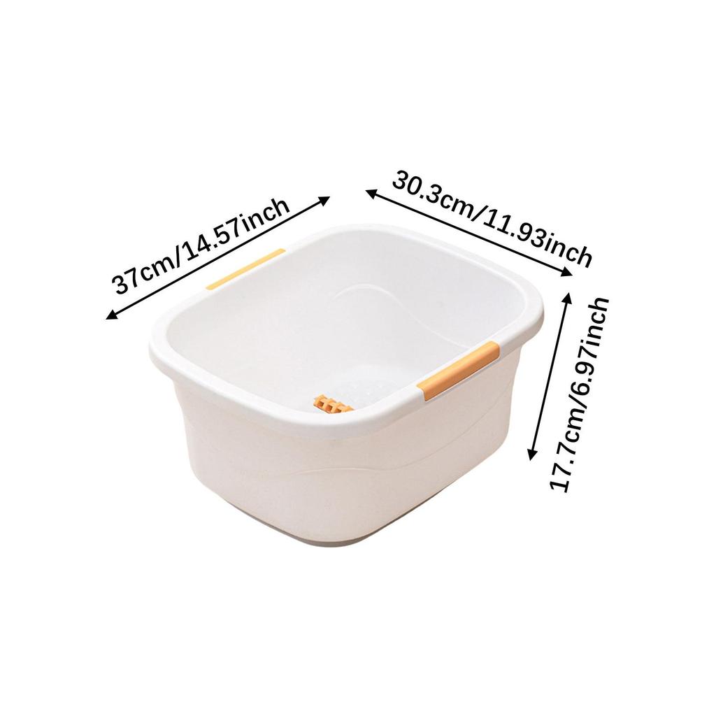 Tina para Pies Baño de Pies Hogar Regalo Tina de Masaje Versátil Portátil Cubo de Masaje para Adultos Pies Secos Agrietados Hombres Pedicura Remojar los Pies