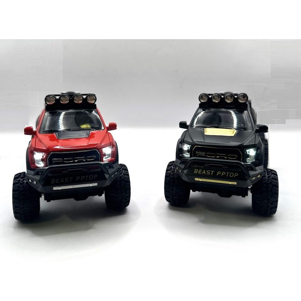 Ford Beast Raptor Off-Road 1:24 Druckguss-Modellautos, Rot