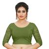 Indian Women's Round Neck Choli Bollywood Wedding Party Wear Readymade Blouse