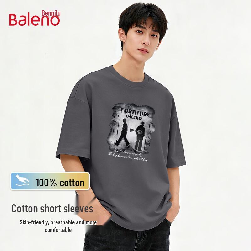 Baleno BNL Mist Shadow Cotton Short-Sleeve T-Shirt L