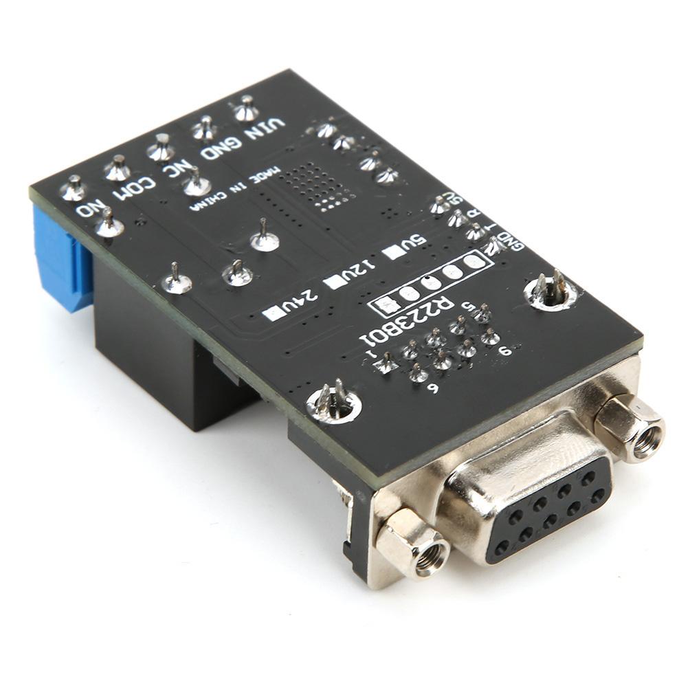 RS232 Delay Relay Module 1 Channel Serial Port UART Multifunctional DC12V R223B01