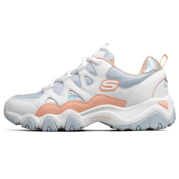 (WMNS) Skechers D lites 2.0 White Blue Pink Women s 66666312-WLB EU 35.5