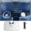 Car Sunshade Windshield Umbrella Car Front Sun Shade Parasol Foldable Protection Car Seat Heat Insulation Car Accessories