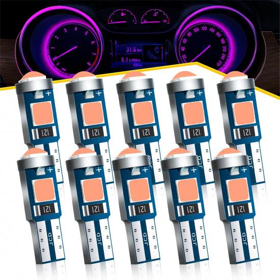 Antline T5 37 74 2721 PC74 PC37 LED Bulb White, Super Bright Canbus Error Free 12 Volt Replacements for Interior Dashboard Indicator trument Panel