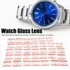 34Pcs Watch Glass Lens Mineral Convex Surface Concave Back Arch Measuring Cup Lid 16-32.5mm