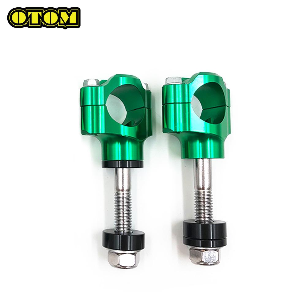 OTOM Motorbike 2 Pcs M12 CNC 28mm Bar Clamps Handlebar Risers Adapter For KTM Honda Suzuki YZF BMW Pit Dirt Off-Road Motorcycle