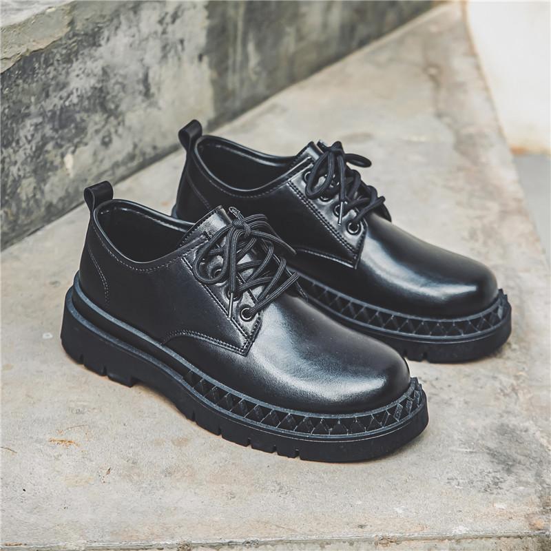 

Модные новые мужские туфли, элегантные черные кожаные туфли, мужские оксфорды, модные британские дизайнерские мужские туфли для свадебного платья и торжественных мероприятий 44 чёрный