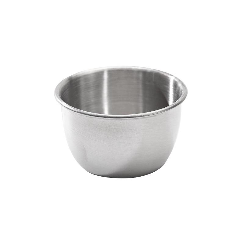 304 Stainless Steel Mini Sauce Cup with Sealed Silicone Lid for Outdoor Salad Dipping