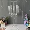 Transparent Acrylic Candle Holder for Birthdays, Weddings, and Banquet Decorations