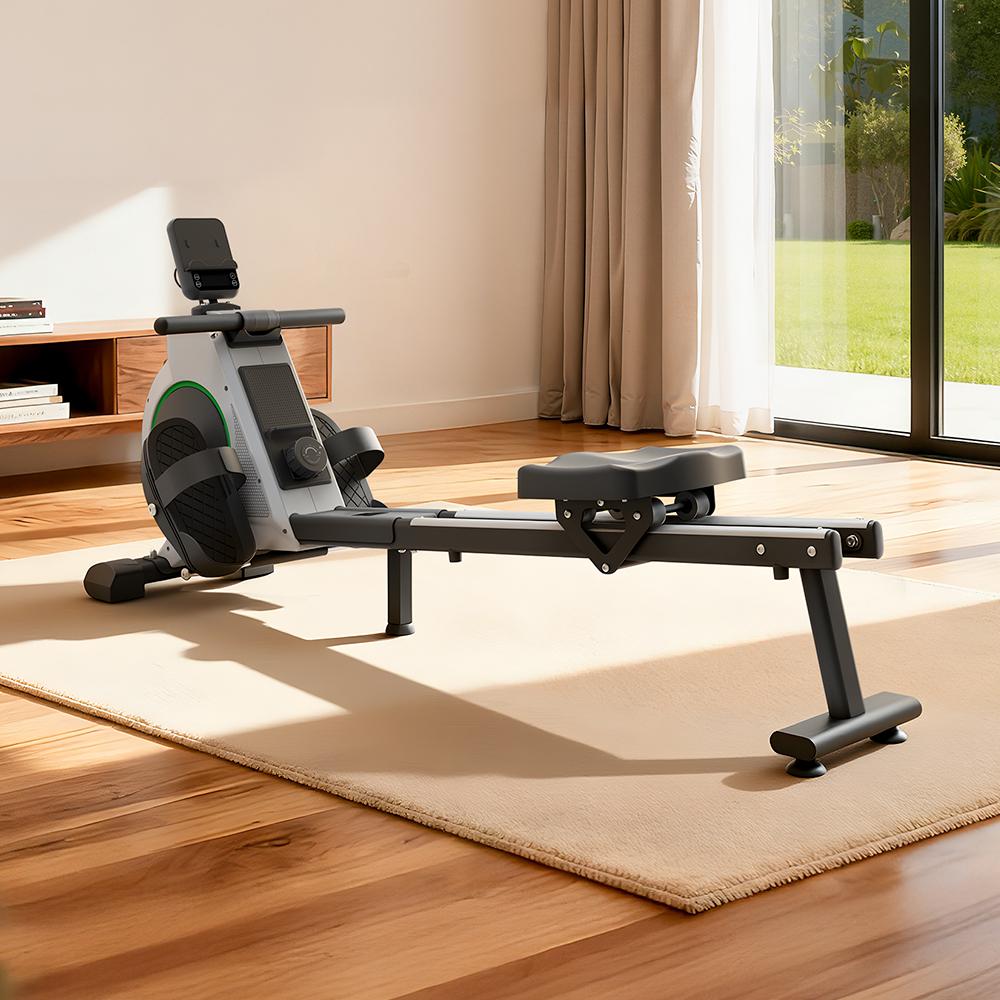 Rowing Machine,16-Level Resistance,With Digital Display,XL Soft Seat,Indoor Silent Rowing Machine Black QK530