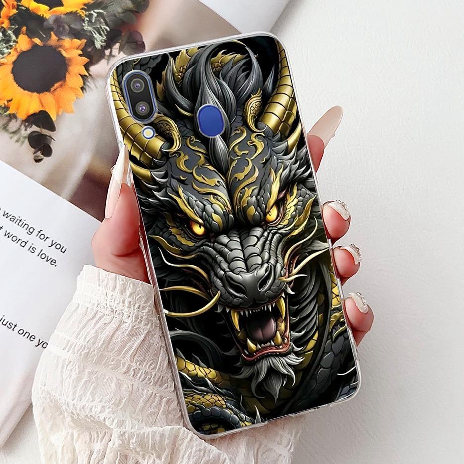 For Samsung Galaxy M10 M20 M30 Case New Fashion Painted Cover Clear Silicone Soft Slim Phone Case For Samsung M10 M20 M30 Fundas