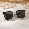 Óculos de sol, Retro B331, armação quadrada grande, mudança gradual, fino, feminino, óculos de sol masculino