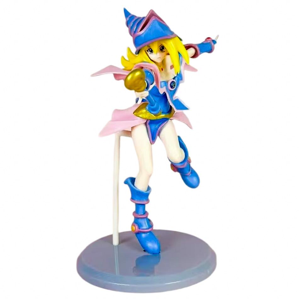 21CM Duel Monsters Game Character Yugi Muto Dark Magician Girl Mana Two-dimensional Girl Kawaii Magician Doll PVC Toy Gift