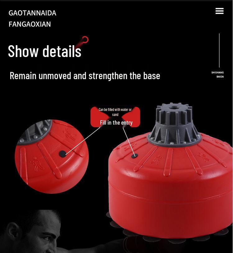 XSZ Silicone Human-Shaped Boxing Dummy: Adult Professional Freestanding Rubber Sandbag for Taekwondo and Sanda Training.