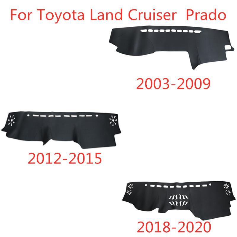 

Аксессуары для Toyota Land Cruiser Prado 2003-автомобильный коврик для приборной панели, накладка, внутренний солнцезащитный козырек, стиль приборной доски