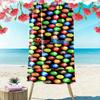 M&M's Custom Name Print Beach Towel, Large Soft Quick Dry Towel for Beach Camping Swimming