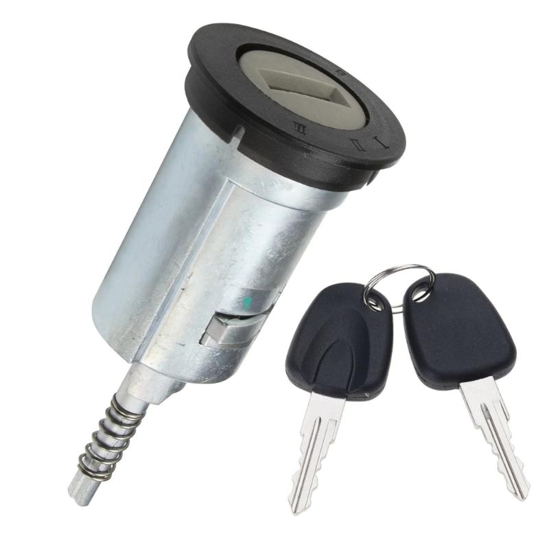 Car Ignition Switch Lock Cylinder Replacement Lock Cylinder with 2 Keys for Meriva A Auto Accessories 0914861 90511999