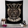 1 Stück Retro Mysteriöser Rabe Wandteppich Wandbehang, Boho Hippie Tarot Hexerei Stil, Perfekte Heimdekoration für Wohnzimmer & Schlafzimmer
