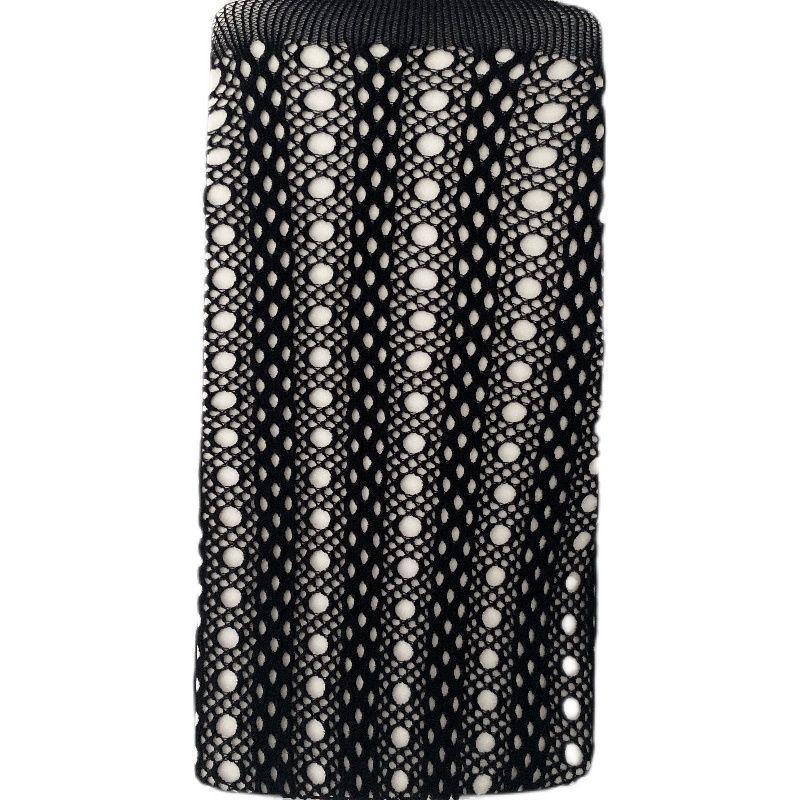 Lolita White Lace-Up Hollow-Out Mid-Calf Summer Socks