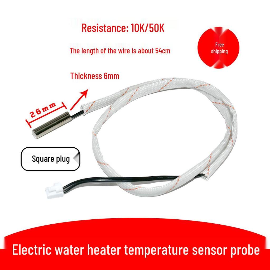 Electric Storage Water Heater Temperature Sensor Probe with Switch & Wire Accessories