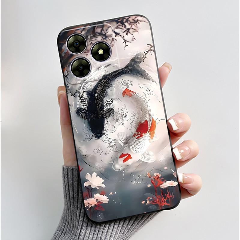 Pentru Blackview Wave 8C 6.56" Wave 8 Black View Wave8C Wave8 Spate TPU Silicon Moale Carcasă Telefon Luxos Drăguț Iepuraș Iubire Husa Amuzantă