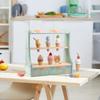 Simulated Wooden Ice Cream Combination, Wooden Early Education Toys, Hand Eye Coordination Ability