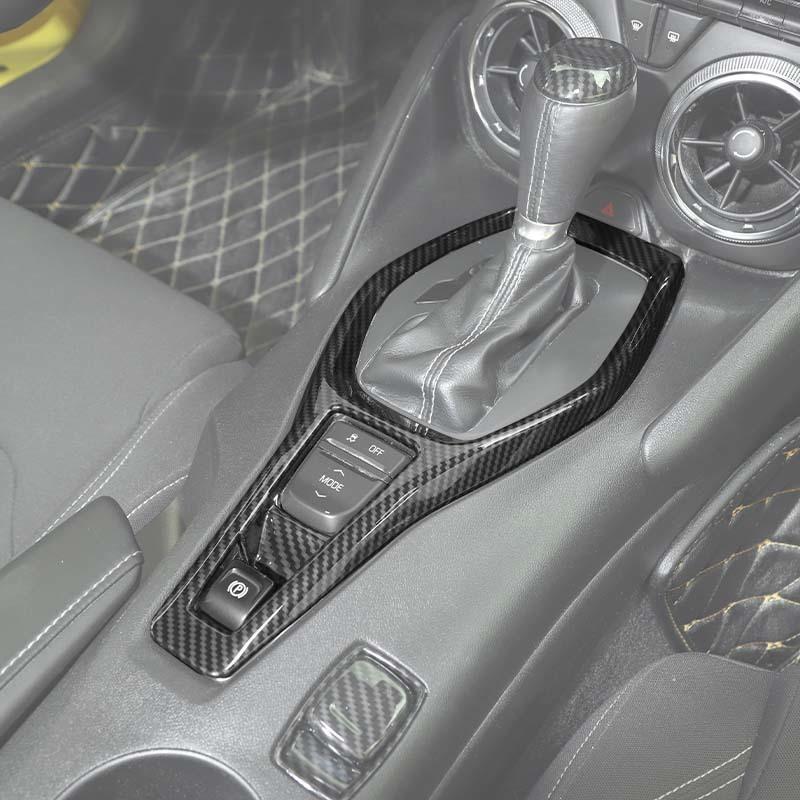 Car Gear Shift Panel Decoration Protective Cover For Chevy Camaro 2017 Up Car Interior Accessories