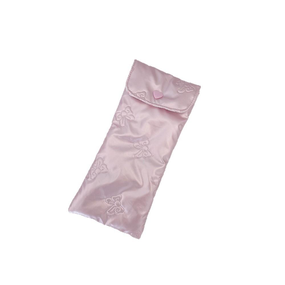 Modern Minimalist Pu Eye Glass Case With Soft Padding For Bedroom Storage