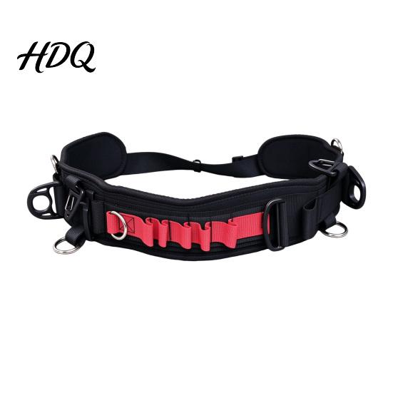 High Strength Camera Mounting System Adjustable Photography Waist Belt with Multi Mount Points Heavy Duty Lens Bag Attachment Nylon Strap for Outdoor
