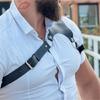 Herren Körper Brustgurt Gürtel Punk Gothic PU Leder Schulterkäfig Gürtelriemen