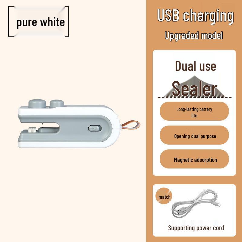 CE-Certified Handheld Mini Plastic Bag Sealer for Home Snacks