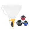 Radiator Coolant Refill Funnel Spill Proof Engine Cooling System Filling Kit with 3 Adapters Replacement for Ford