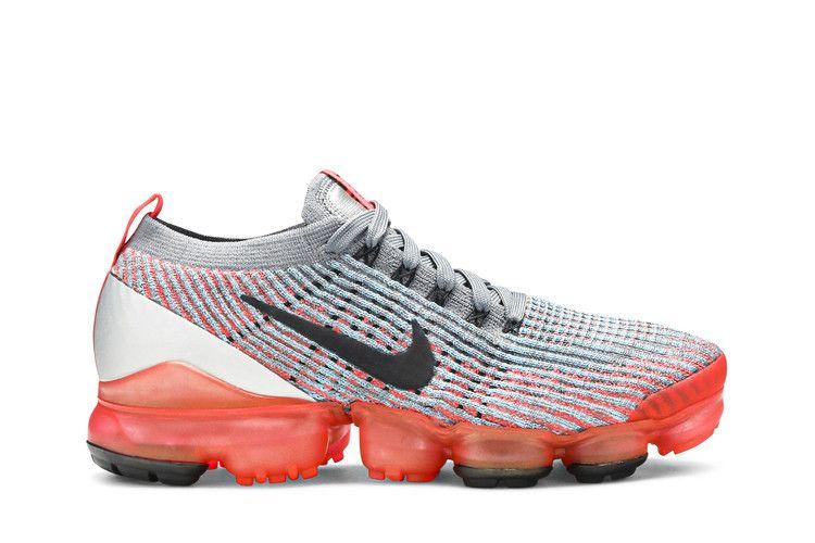 Women's Sneakers Nike Air VaporMax Flyknit 3 Flash Crimson (Women's) Flash Crimson/Black-Cool Grey-Blue Fury