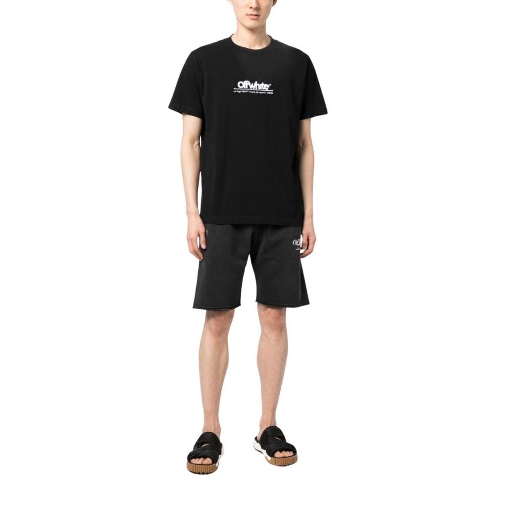 Off-White Unisex Adult Wave Off Sweat Shorts