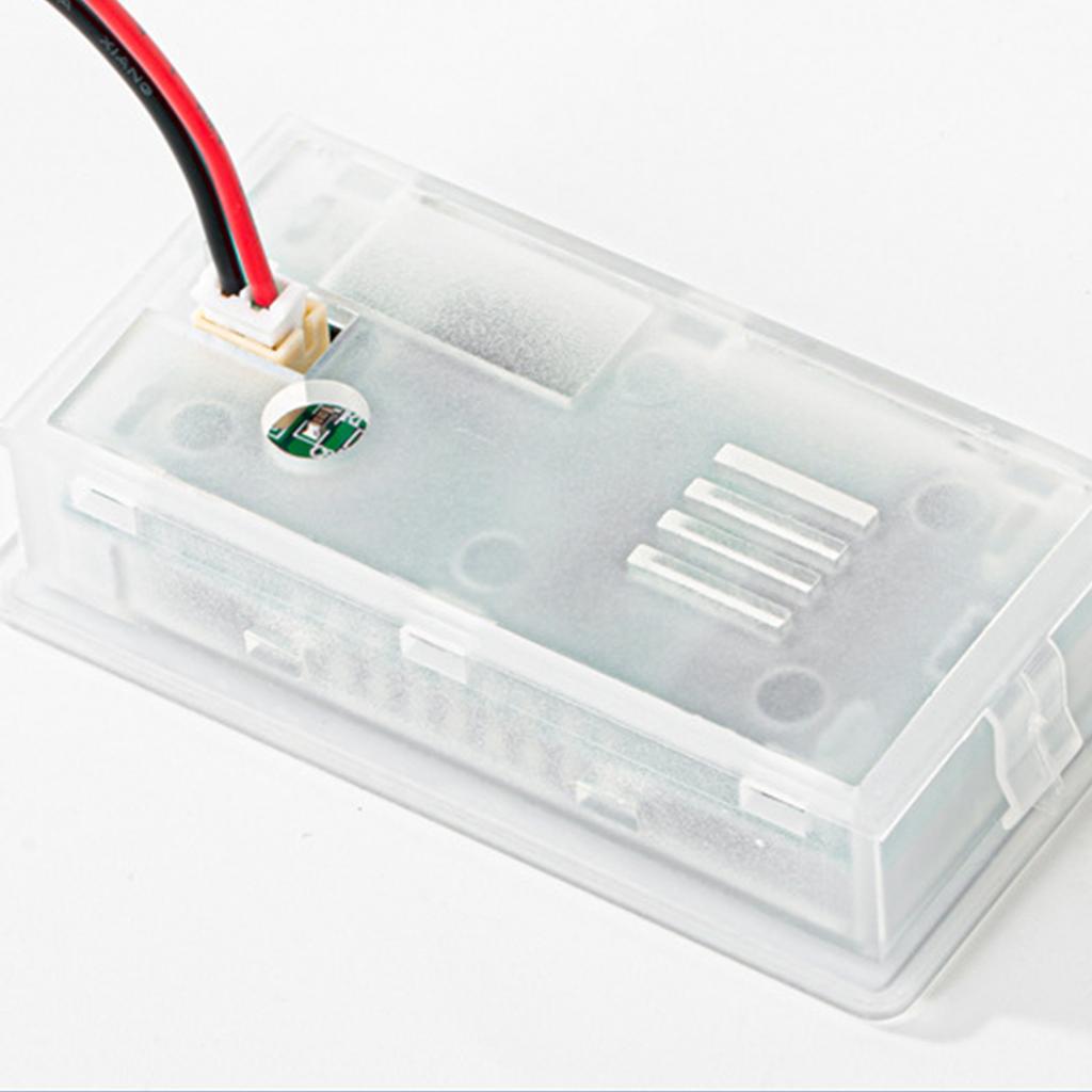 Universal LCD Voltmeter Battery VoltTester Panel DC8-100V VoltGauge VoltmetreMonitor with Percentage Display Backlit