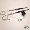 EWR263 Window Regulator Repair Kit Front Right Door for Fiat Doblo MK1 MPV Van 119 223 2001-2010 51718403