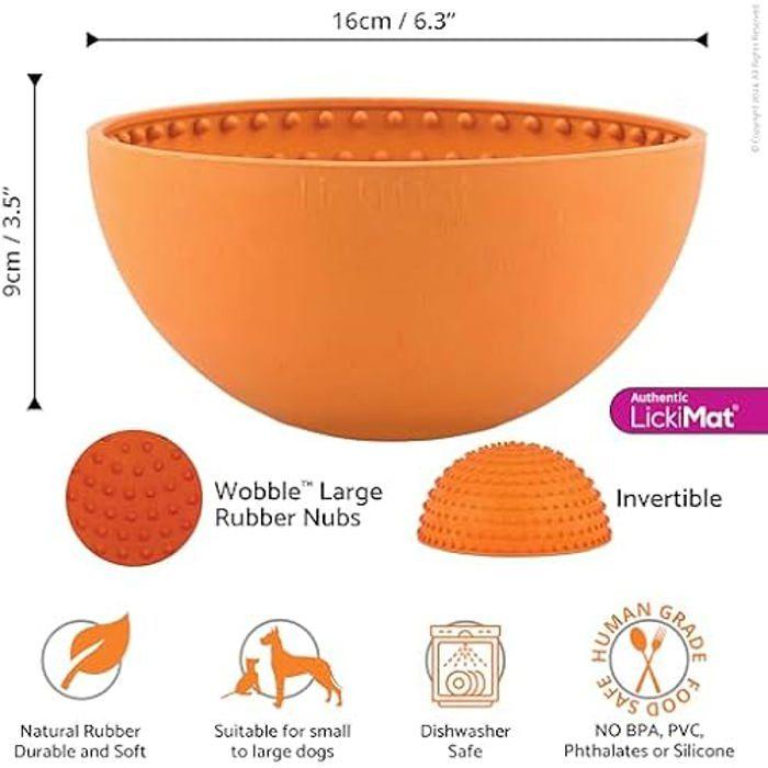 Jouet - LICKIMAT - Balancelle Orange - Confort - Intérieur - Moyen pour animaux