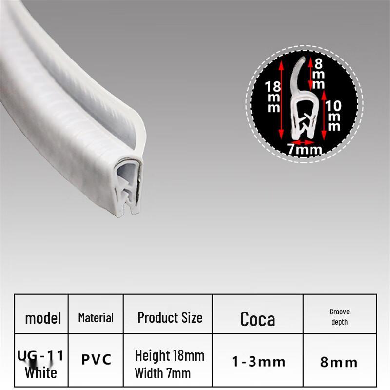 U-Shaped Rubber Edge Protection Strip
