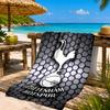 Toalla de Playa de Microfibra con Diseño del Escudo del Tottenham, Suave y Absorbente, Secado Rápido, Ideal para Viajes de Verano, Esencial para la Playa, Piscina
