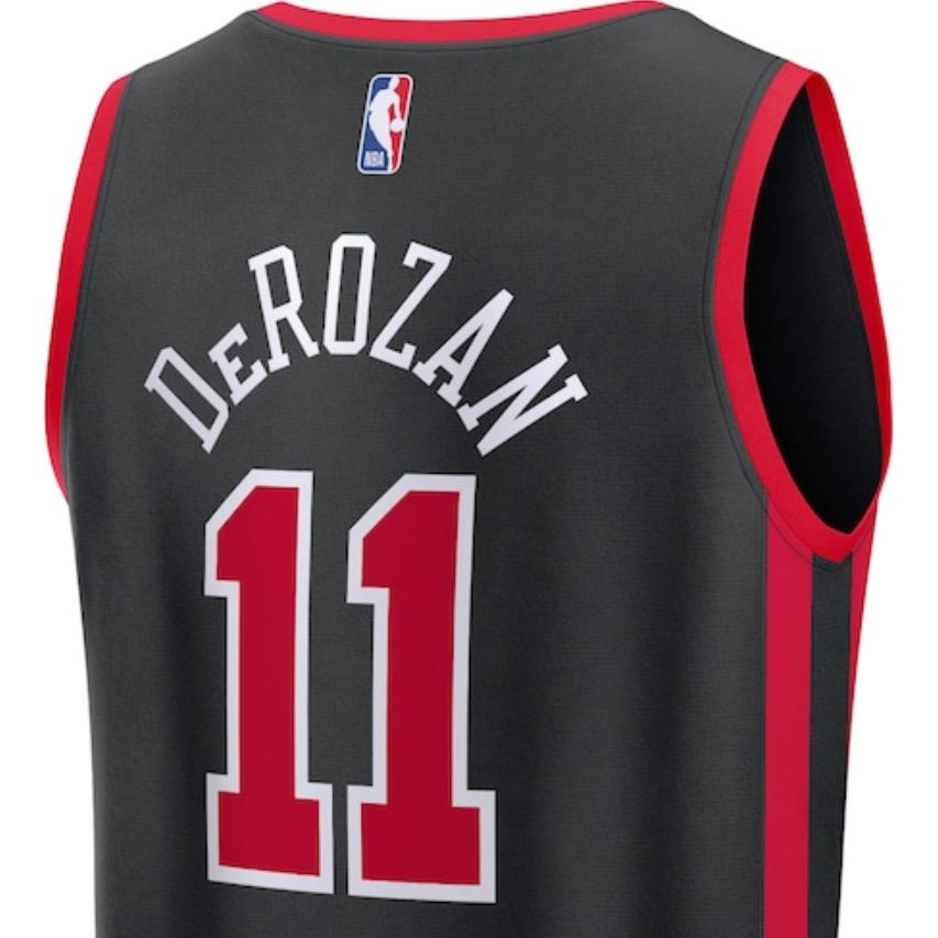 Nike Dri-Fit NBA Swingman Jersey 2023/24 Season Demar Derozan #11 Chicago Bulls Men Basketball Vest Black DX8497-011