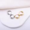 Korean Style Everyday High-End Plain Hoop Earrings - Versatile & Suitable for Everyone