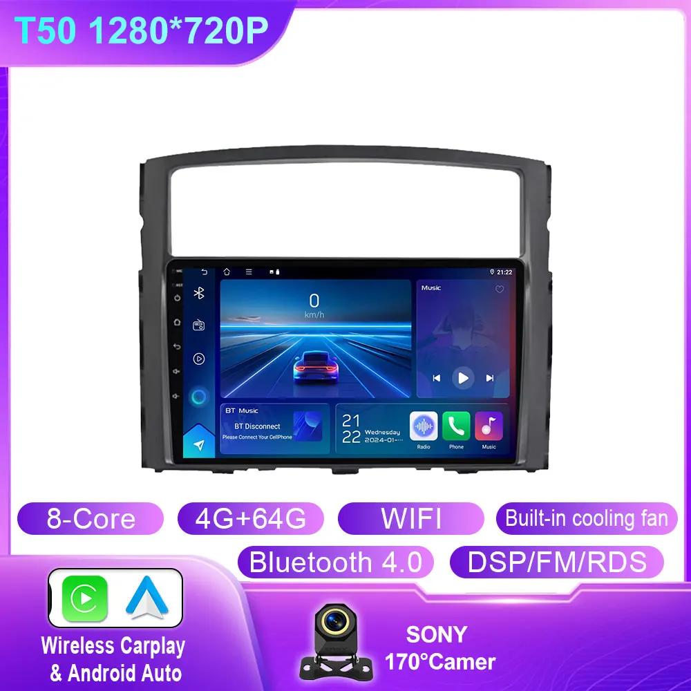 Android For Mitsubishi Pajero 4 V80 V90 2006 -2010 2012 2013 2014 Car Screen Auto Radio Multimedia GPS Video Navigation Carplay