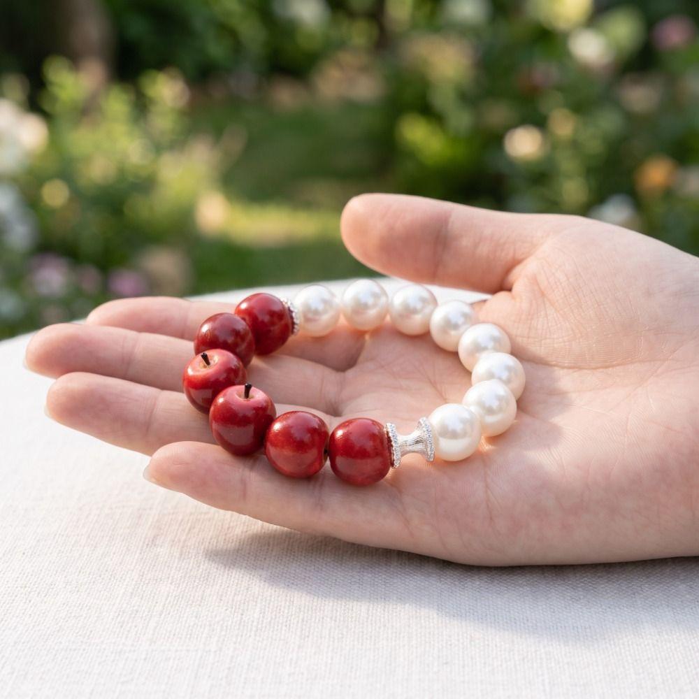 Resin Beads Bracelet Dopamine Summer Bohemian Jewelry Kawaii Simulation Fruit Bracelet  Party