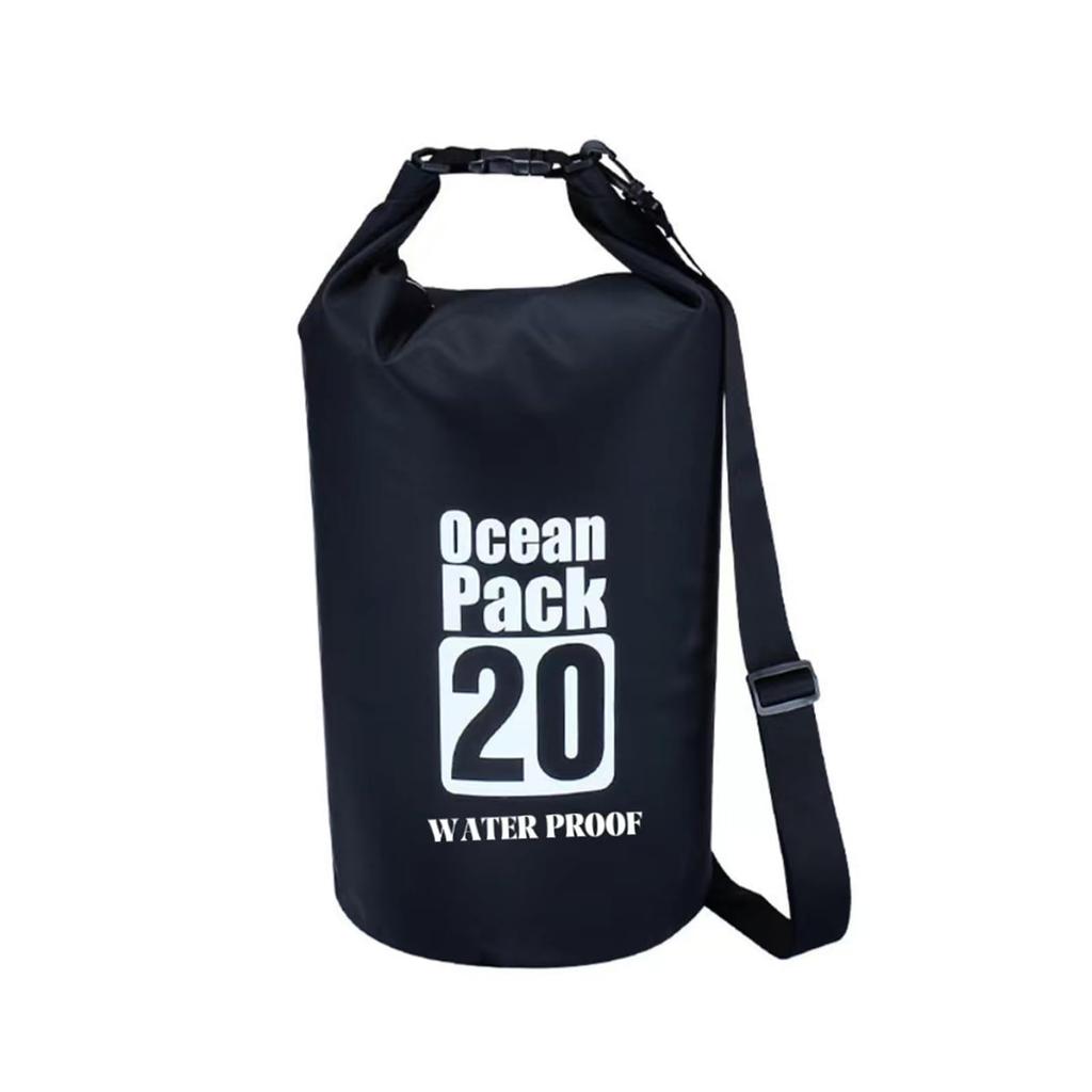 TRkin Waterproof Bagged Dry Bag Drum Type with Backpack Straps Foldable Lightweight Durable 2x Waterproof for Preparedness Outdoor/Sea