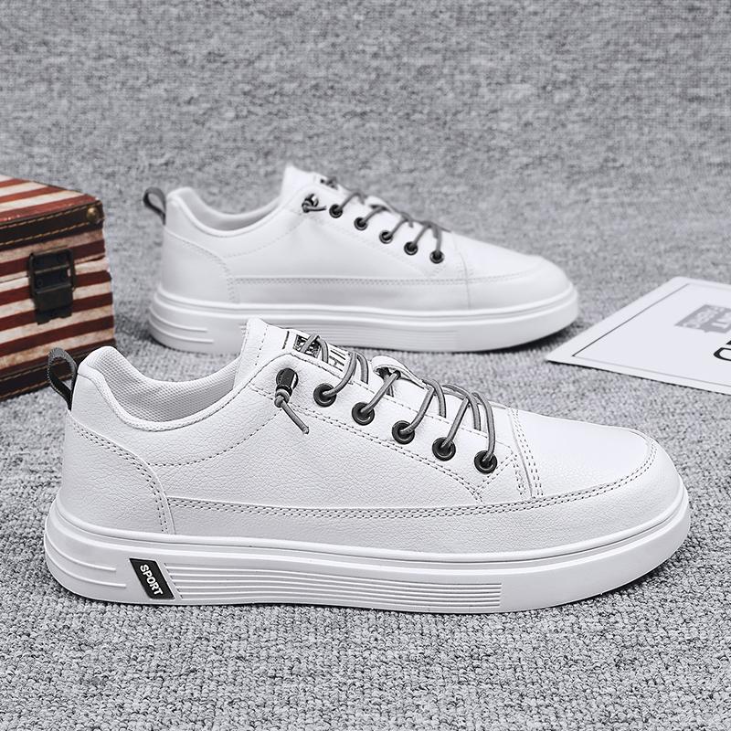 

VANDOWEN Белые кроссовки мужские модные плоские Вулканизированные туфли мужские удобные повседневные кроссовки мужские легкие парусиновые туфли 10 белый