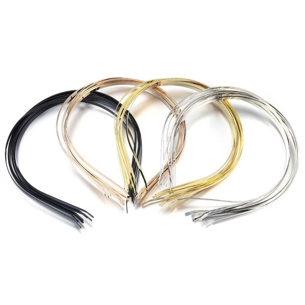 10pcs/set Simple Design Head Band Hairwear 3-7mm Head Hoop Base Metal Headband Bridal Accessories