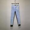 Pantaloni a matita in denim elasticizzato da donna Primavera Estate Skinny Stampa Diamante Jeans Skinny Pantaloni Casual Femminili